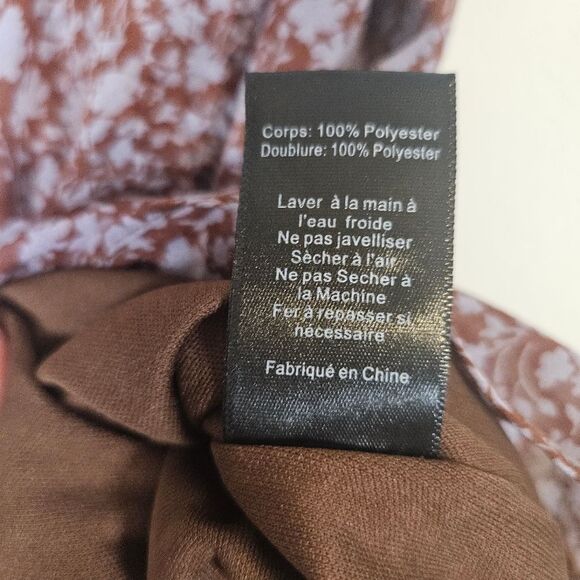 Lulu’s LUSH Always Carefree Rust Brown Floral Print Ruffled Mini Skirt S… - Picture 7 of 7